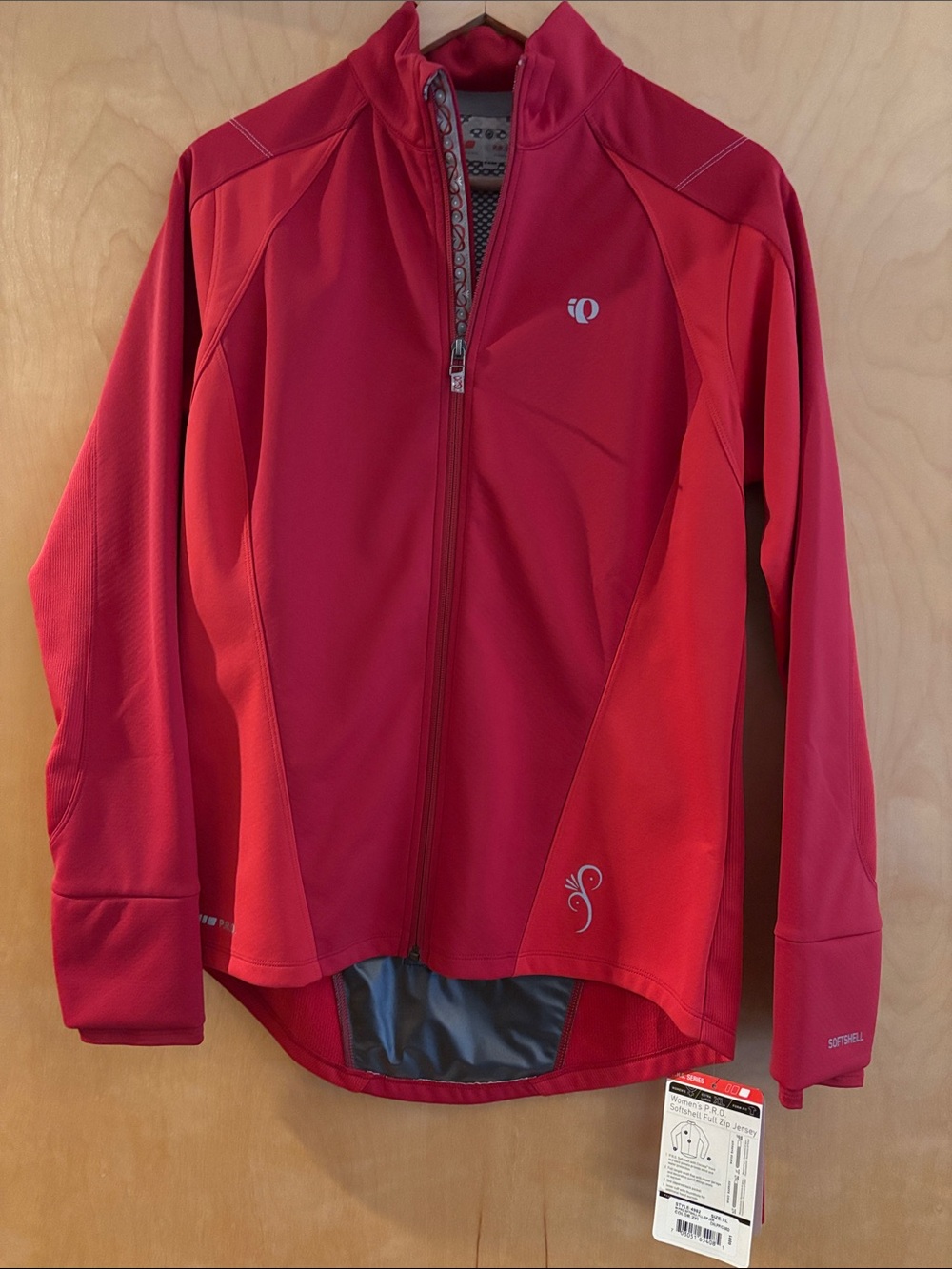 Pearl Izumi Women's Red Performance Full-Zip Jacket